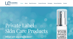 Desktop Screenshot of private-label-skin-care.com